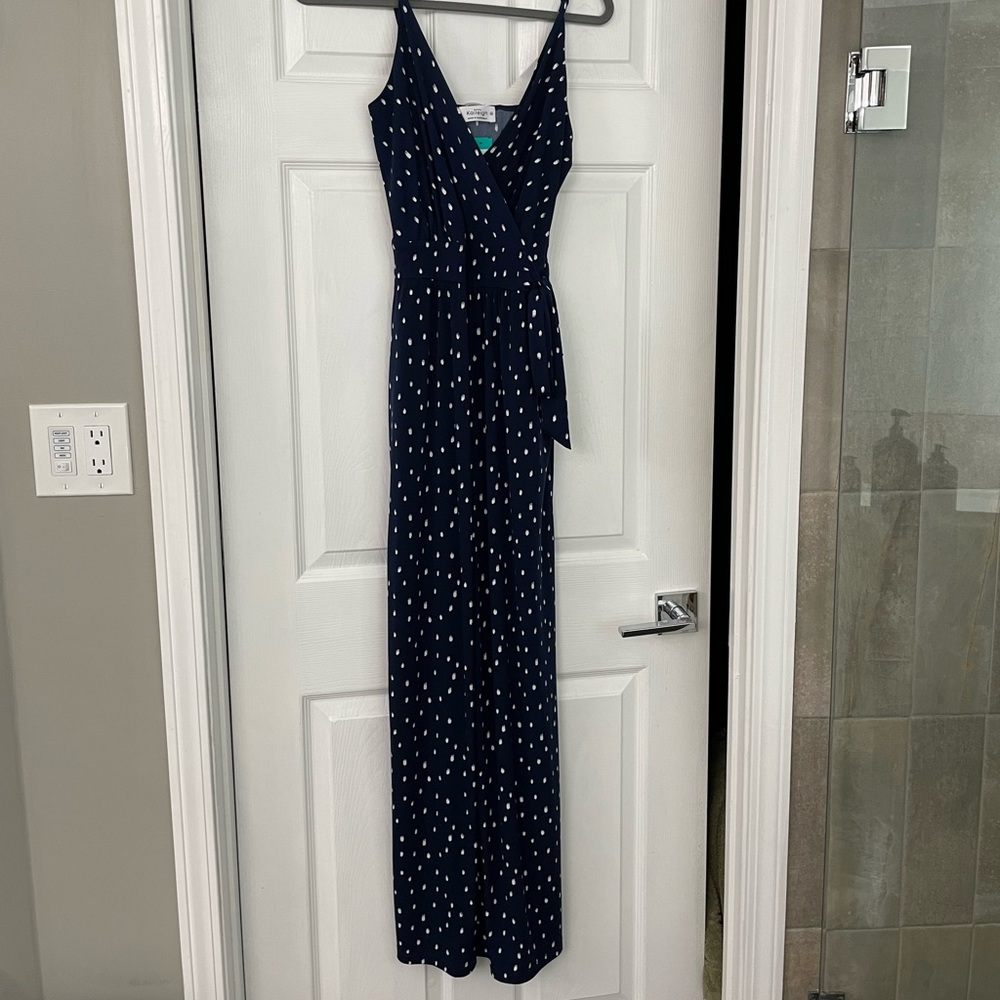 Full length navy romper, Kaileigh brand, NWT, size M